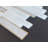 Randow Sized White Glass with Gold Glazed Glass Linear Mosaic Wall Tile