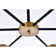 Caisha 6 - Light Dimmable Sputnik Modern Linear Chandelier