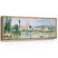 «Rustic Countryside Riverside Townscape Historic European Village», reproduction d'art sur toile-111176094-98041946