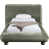 Tissu chenille vert sélectionné