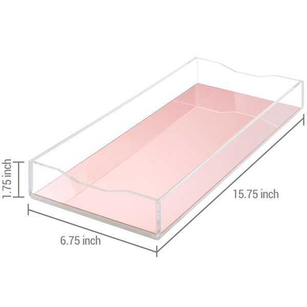 Paige Acrylic Vanity Tray Rebrilliant