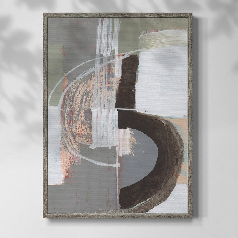 Arching Neutrals III Framed Print - Solid Wood, 30" H x 24" W