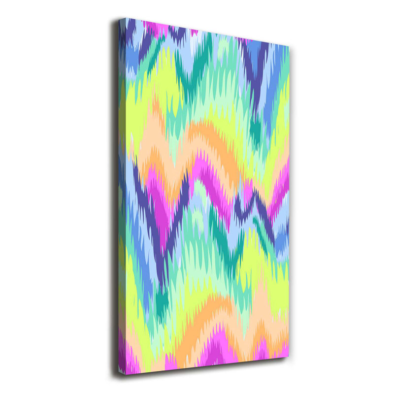 Rainbow Background - Wrapped Canvas Print