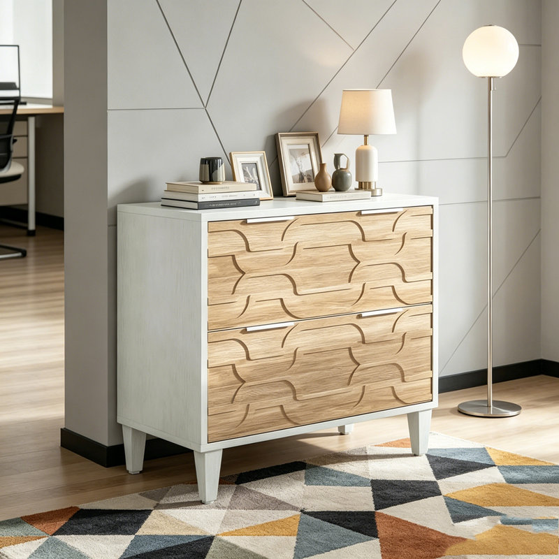 Wood Storage Cabinet