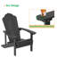 Chaise Adirondack Ionie Hips résistante aux intempéries-1809952421