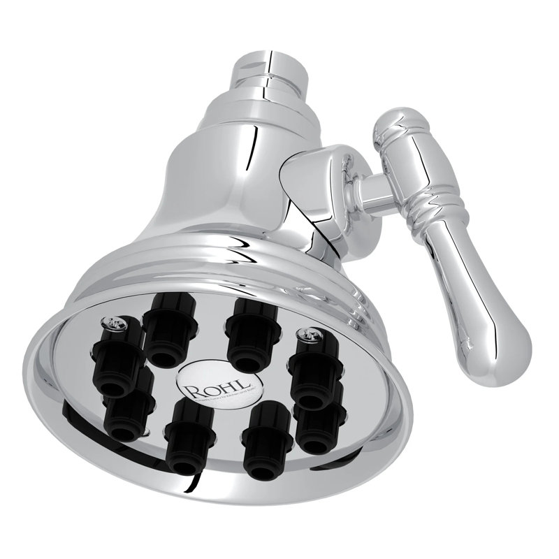 Mantova 4" Multi-Function Showerhead, Polished Nickel Null