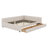 Upholstered Platform Bed With USB And 2 Drawers-1514741939