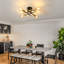 4-Light 40cm Simplicity Semi Flush Mount Light