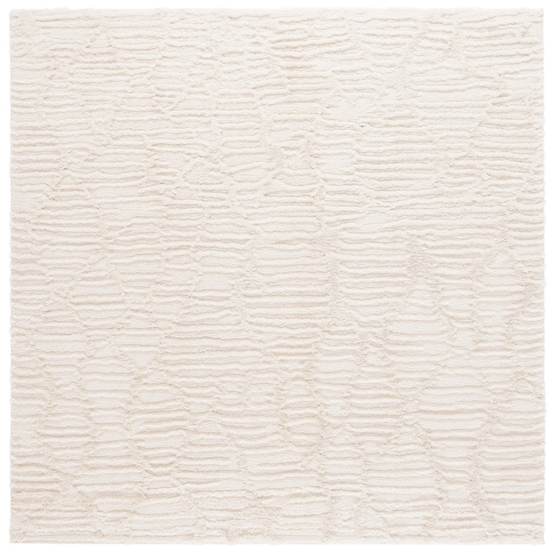 Chineme Shag 900 Performance Abstract Rug, Square 6'7"