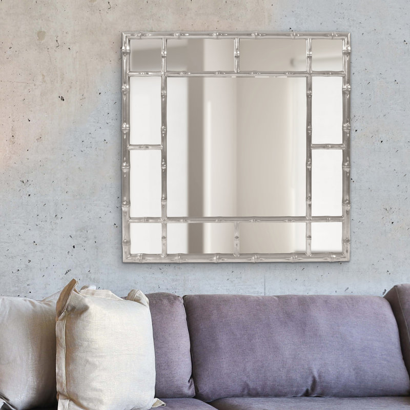 Miroir d'appoint sans cadre Eile, Nickel