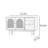 Multifunctional Rattan Weaving Sideboard-104490667