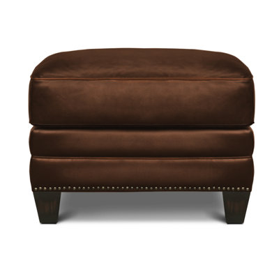 Daniella Leather Ottoman