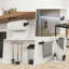 Porte-essuie-tout sous armoire, support mural auto-adhésif sans perçage, organisateur de cuisine et de salle de bain en acier inoxydable, peu encombrant pour la maison ou le véhicule récréatif-1015218649-1015218629