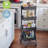 ECR4Kids 4-Tier Metal Rolling Utility Storage Cart, Multipurpose Organization, Multipurpose Organization-59602031