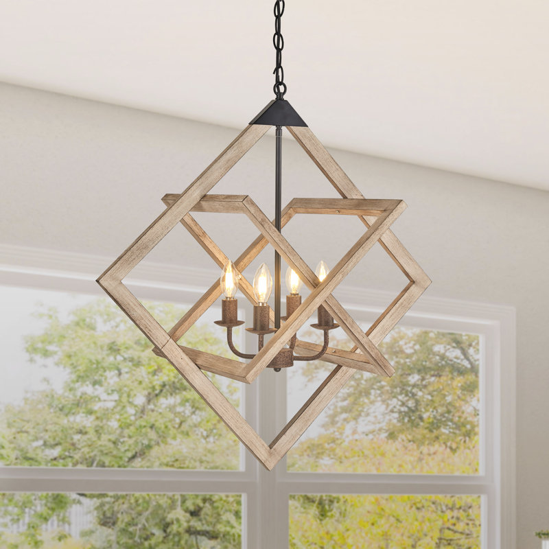 Wernfried 4 - Light Geometric Chandelier