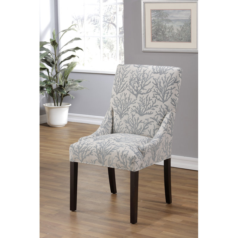 Chaise parsons Cleveland, Taupe crème, Espresso