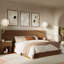 Ensemble de chambre à coucher en bois massif cannelé 3 pièces Ellison-1035223139-1035223150