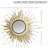 Sunburst Metallic Mirrored Wall Art