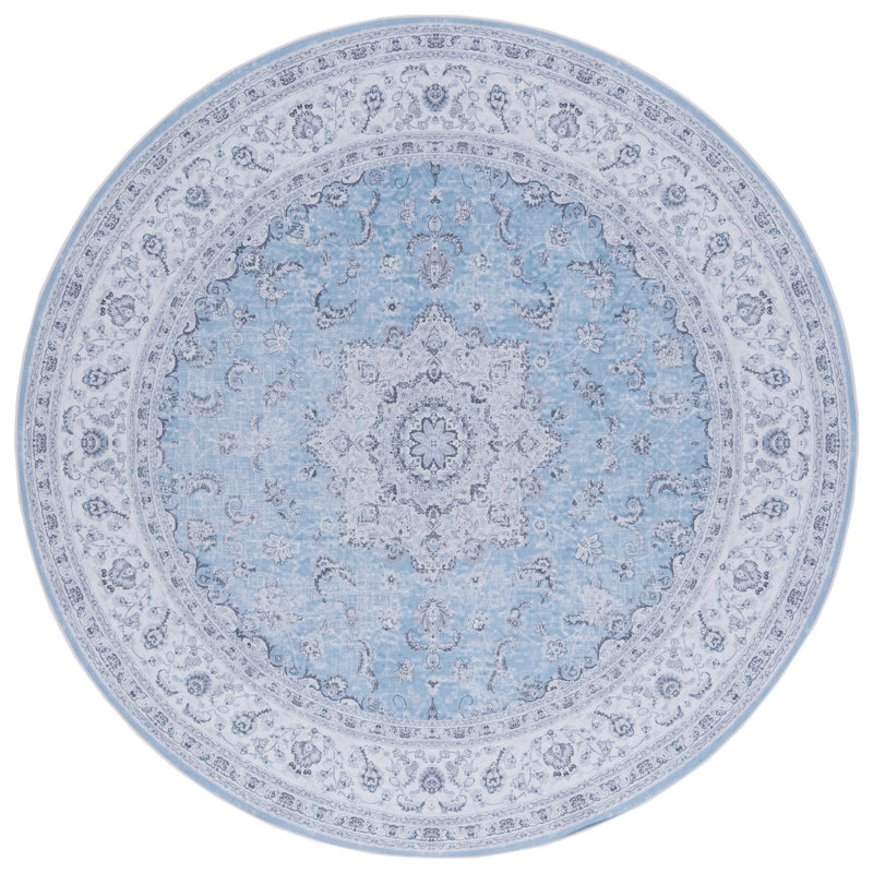Tucson Performance Machine Washable Oriental Rug, Round 6'