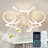 Dalayshia 20.5" Indoor Ceiling Fans With Light, Dimmable Recessed Ceiling Fan-92199735