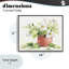 Anémones blanches dans un vase en cuivre, estampe numérique, design par Lanie Loreth-2044096349-2044096351