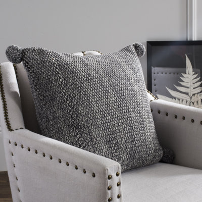  Knit Cotton Throw Pillow
