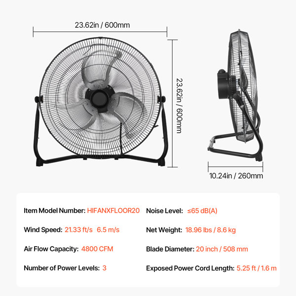Dimensions du produit