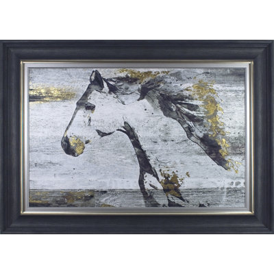 Gilded Wildlife III by Irena Orlov - 3 Piece Single Picture Frame Painting Set on Canvas