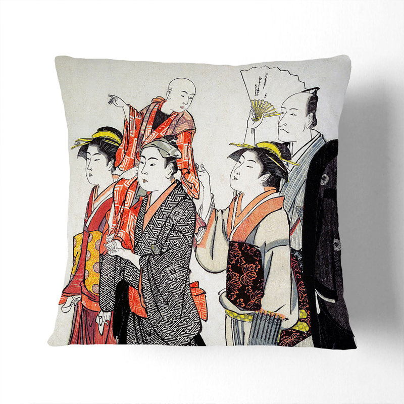 Square Throw Cushion, White, 40cm H x 40cm W x 15cm D