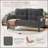corduroy fabric, comfortable monochrome double sofa, suitable for living rooms and bedrooms-132619783