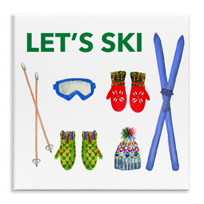 «Let's Ski on White» par Melissa Hyatt