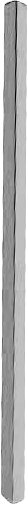 Post for Single Sided Community Board, Clear Satin Anodized