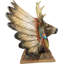Figurine de chef cerf amérindien avec cerf