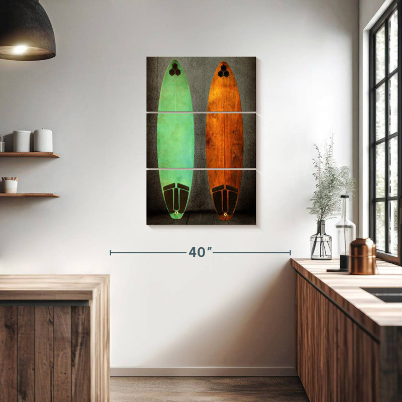 Senne Surfboards Grunge, 38" H x 24" W