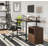 Altoona Metal Base Writing Desk