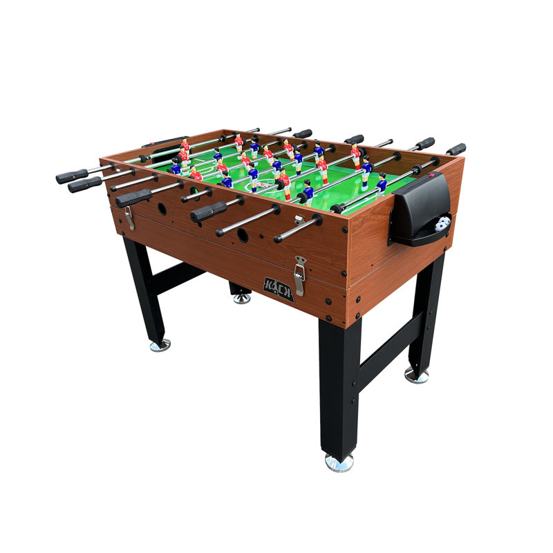 Table multi-jeux 3-en-1 48 po KICK Trio, Noir / brun