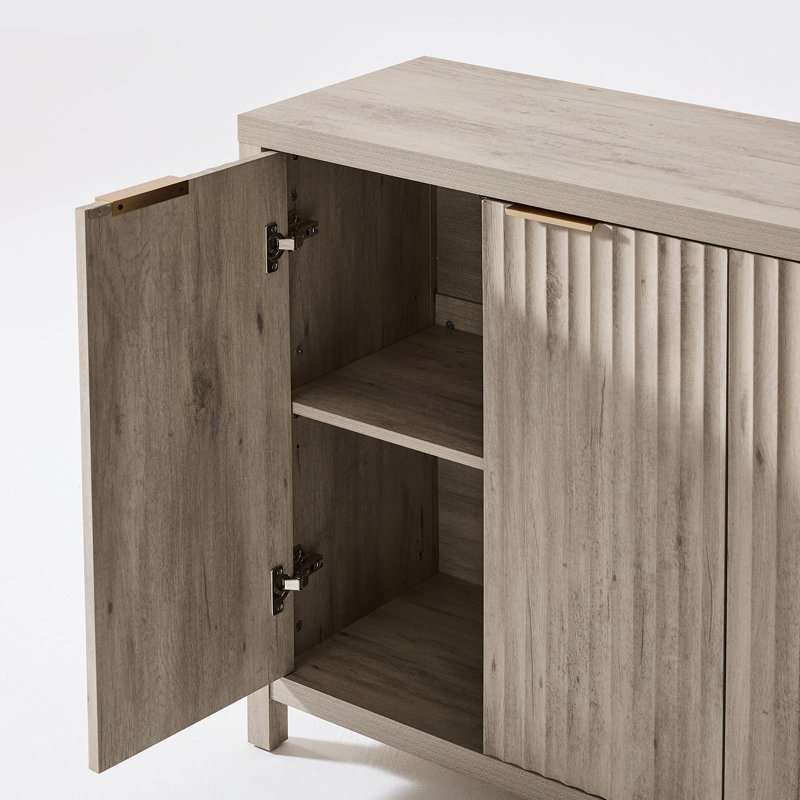 Buffet Nicolee 91,5 ", Chêne gris-beige