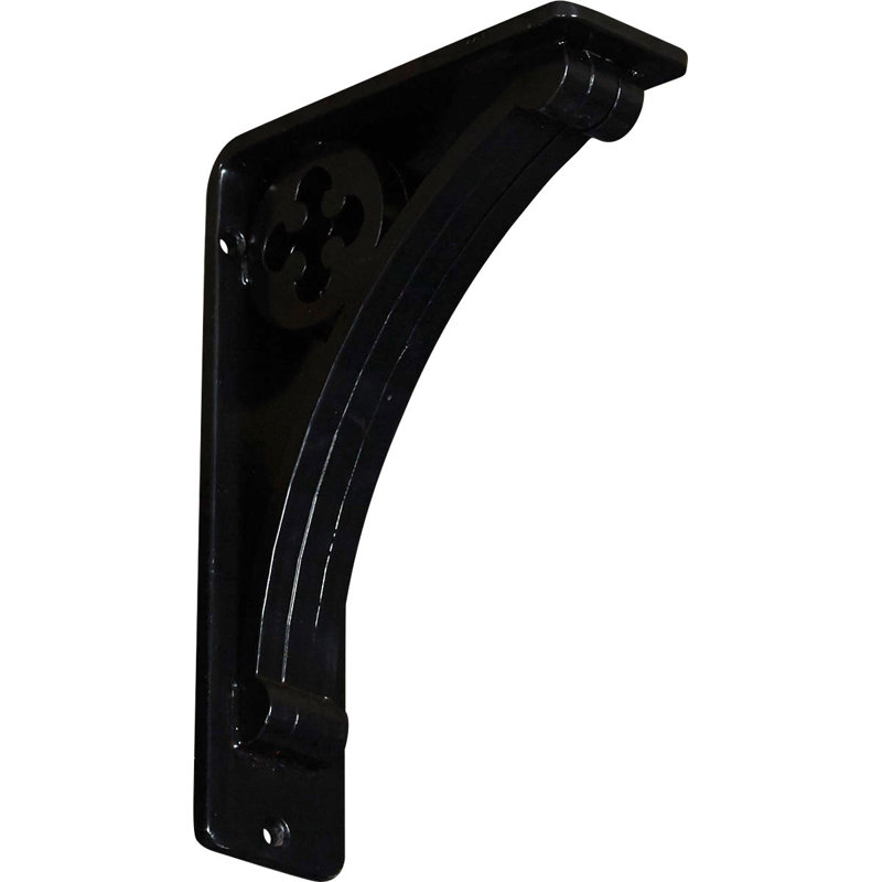 Support en fer forgé Crawley, 2 po x 8 po
