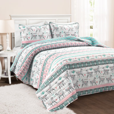 Housse de couette réversible blanche 3 pièces