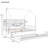 Wooden Full Size House Bed With Trundle,Kids Bed With Shelf, White (Old SKU: WF297070AAK)-1057842490