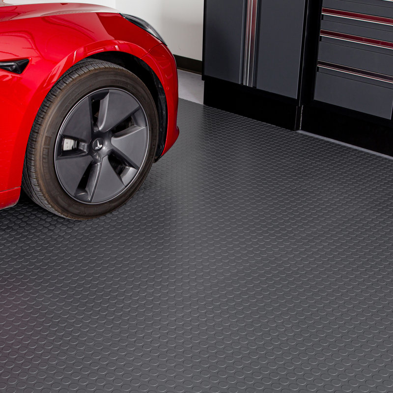 Rouleau de plancher de garage G-Floor, 10 pi x 24 pi, Gris ardoise