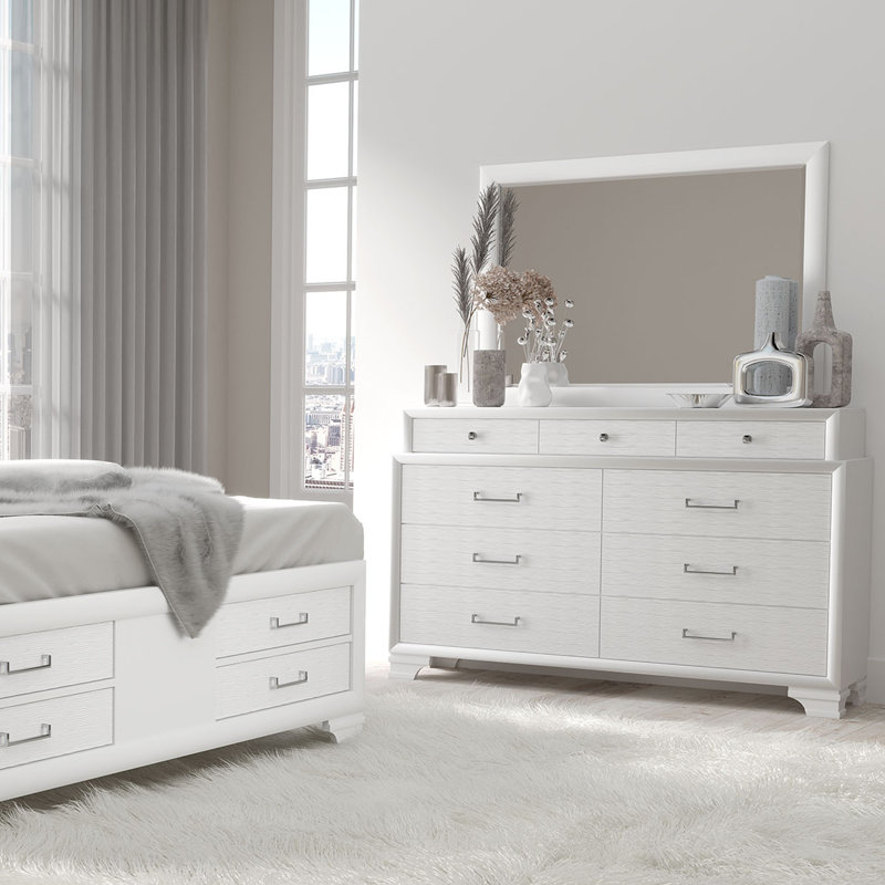 CIVIC WHITE MIRROR, White