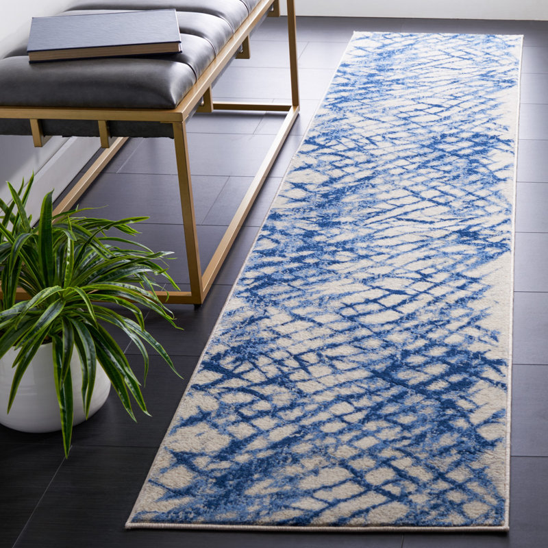 Jasper 100 Performance Abstract Rug, Runner 2' x 9'