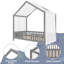 Lit sur pied avec baldaquin Montessori
