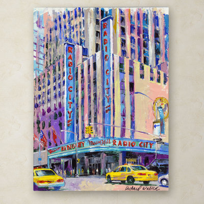 Radio City Music Hall Painting Print on Wrapped Canvas