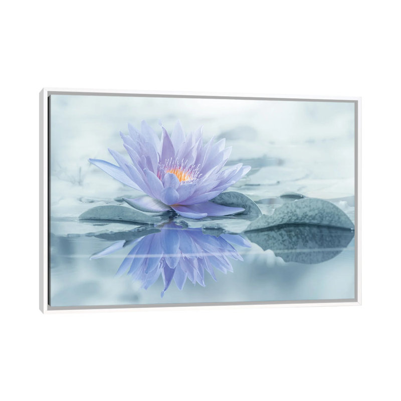 Reflection 1 Piece Floater Frame Wall Art on Canvas, 66.04 cm H x 45.72 cm W, White