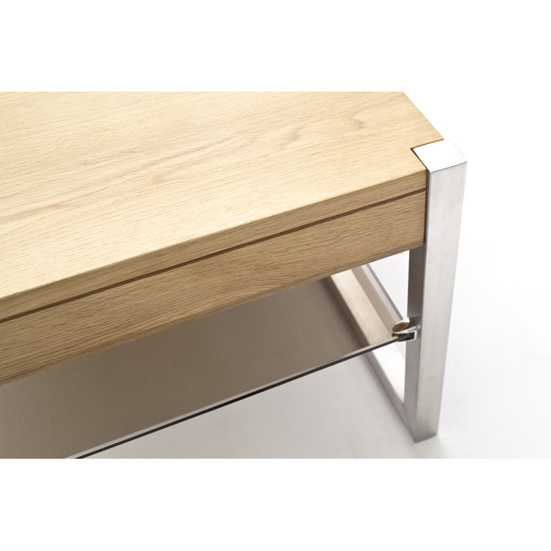 Brightling Coffee Table with Storage, 38cm H x 65cm L x 65cm W