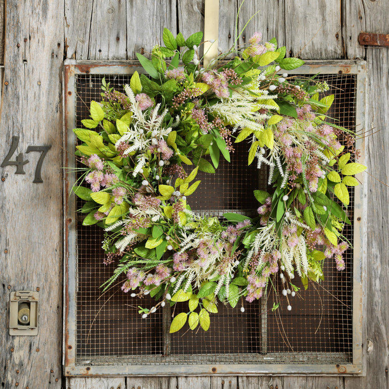 Couronne en soie Magic Meadows, H 26 po x l 26 po x P 7 po
