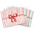 Blanc / rouge / rayures vertes
