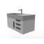 Ensemble de meuble-lavabo mural simple 36 po Bassi-573101964-573101960-627803341